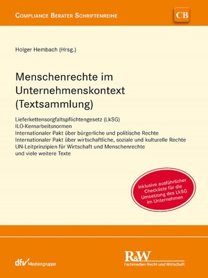 cover image of Menschenrechte im Unternehmenskontext (Textsammlung)